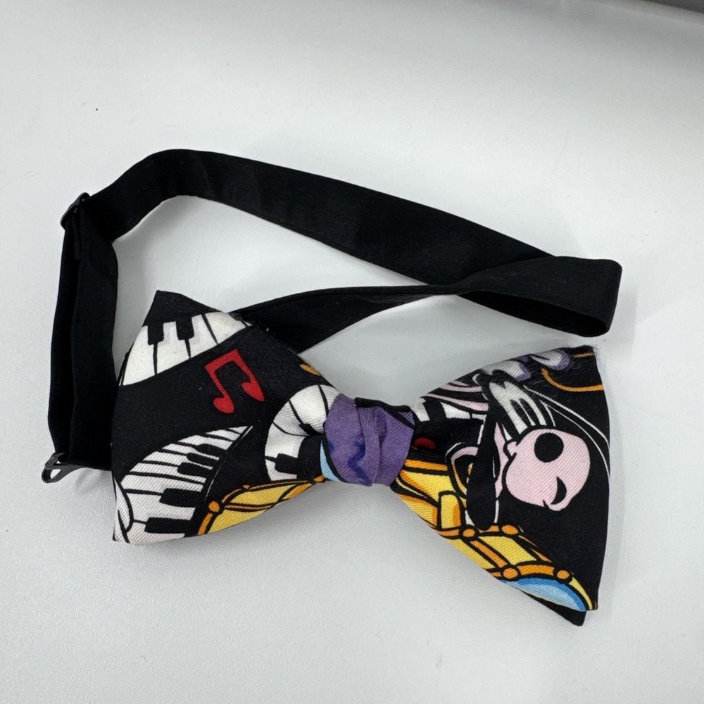 Goofy One-Man Band Tuxedo Cummerbund and Bowtie Set Pure Silk Disney Vintage USA - Picture 2 of 13